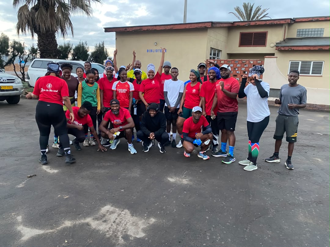 TTN team celebrating at Walvis Run 2026